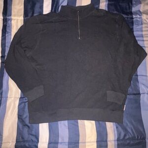 Men’s Wolverine Denton QTR Zip Sweater Size XXL Black